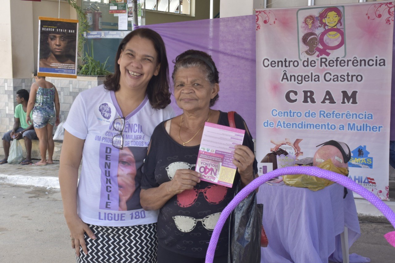 Camacã: II Pit Stop realizado pelo CRAM mobiliza a população no combate a violência contra a mulher


